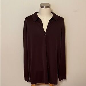 Perry Ellis 3/4 Zip Top NWT